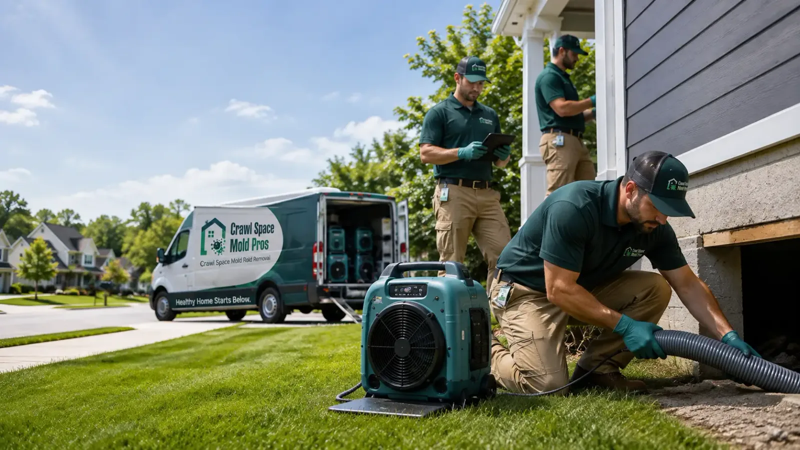 Crawl Space Mold Removal in College Park, MD